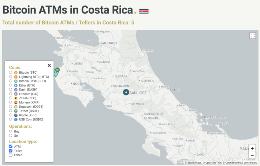 Más de 500 comercios de Costa Rica agregan Bitcoin como medio de pago